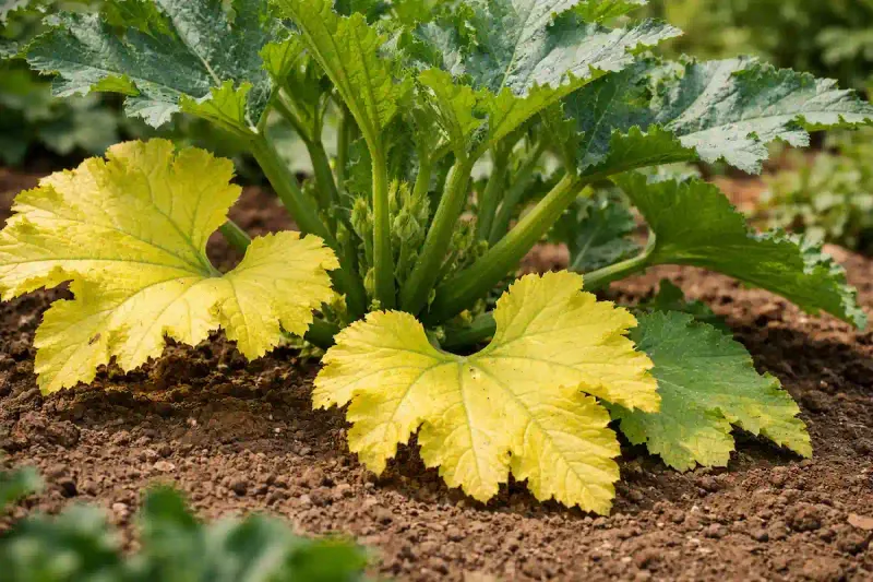 Use symptom context and soil guidance before feeding
