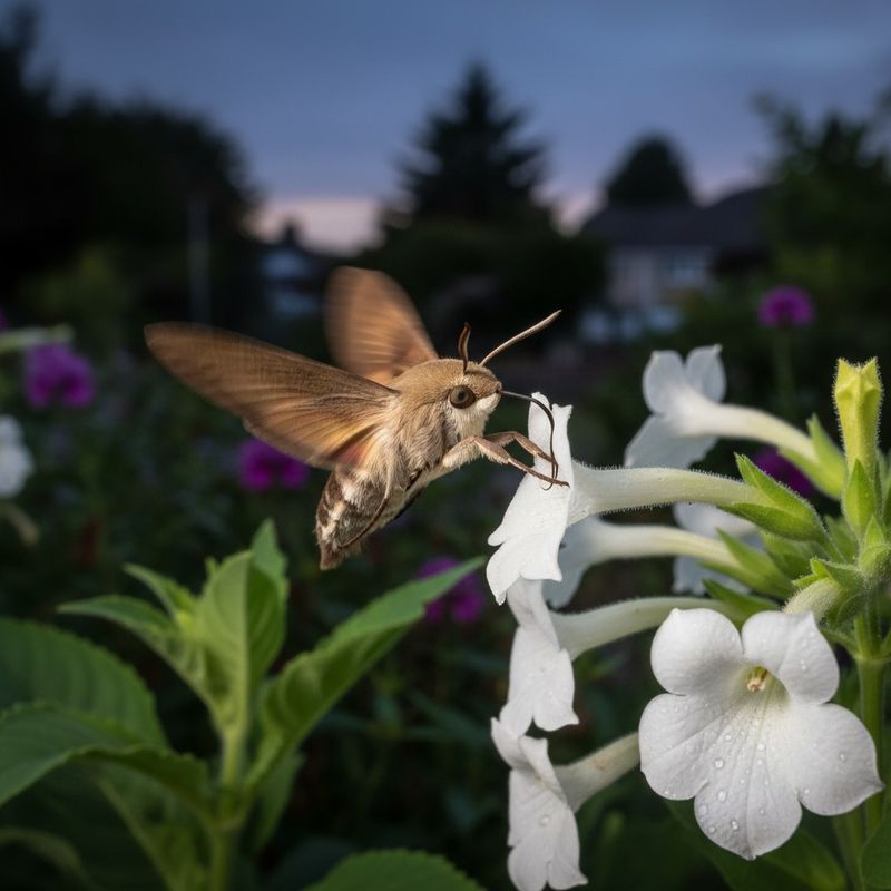 Moths visit the flowers, but do not explain their opening