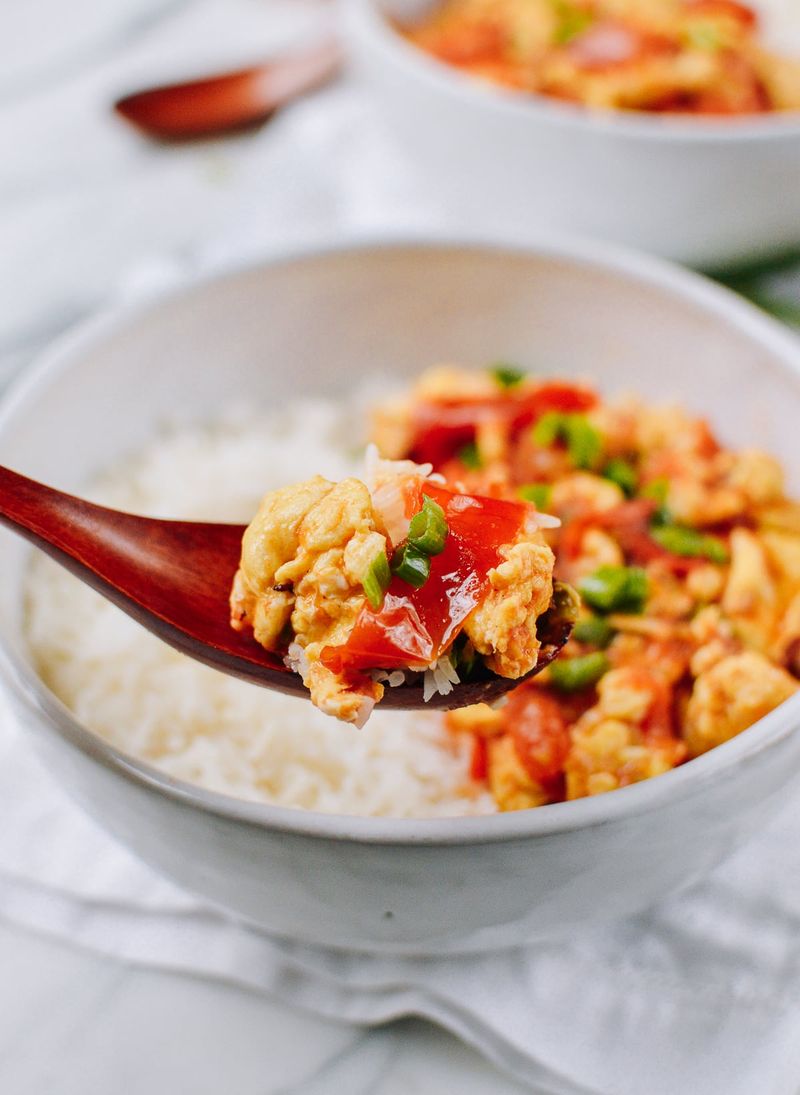 Chinese Tomato Eggs Stir-Fry
