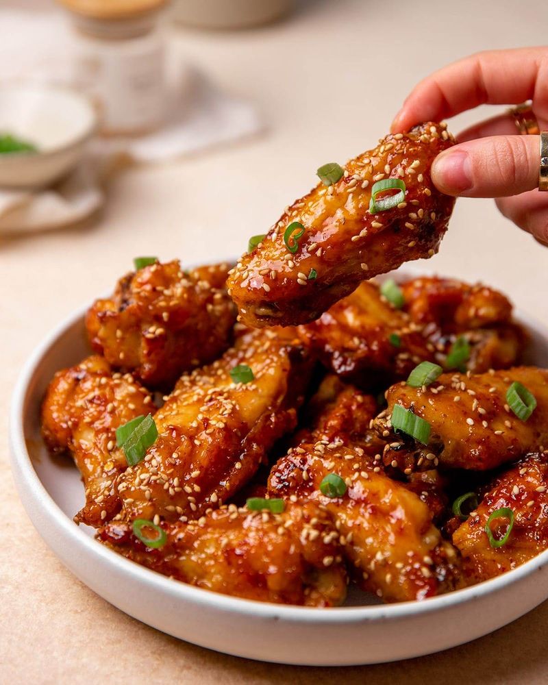 Honey garlic wings