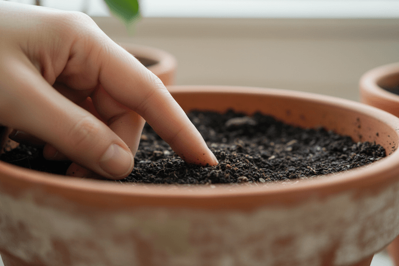 Do the Finger Test Before Every Watering