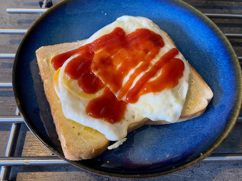 Ketchup on Eggs