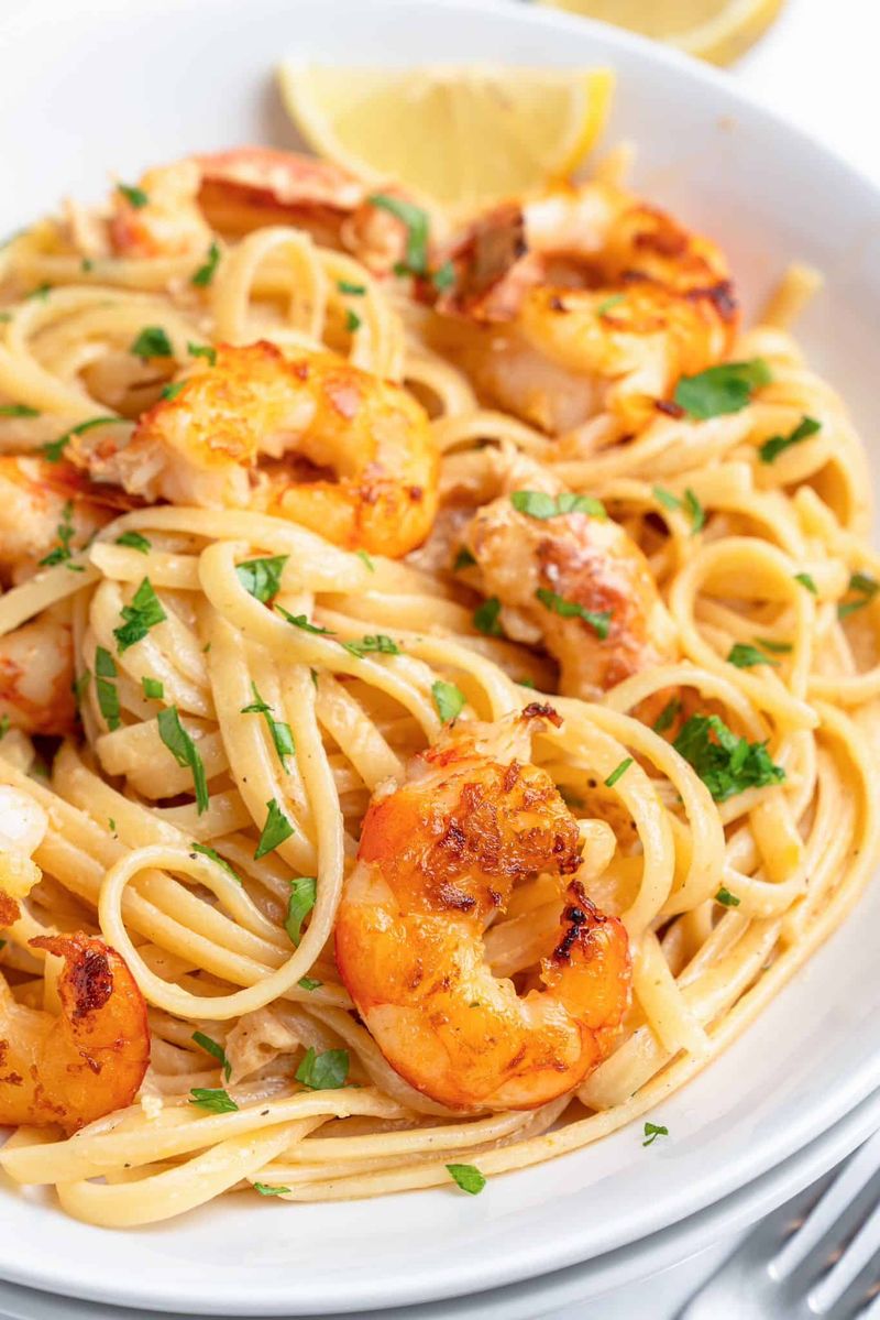 Spaghetti with Shrimp