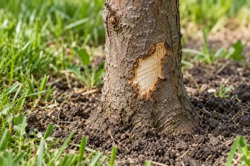 Create a Bare Soil Zone Around Trees