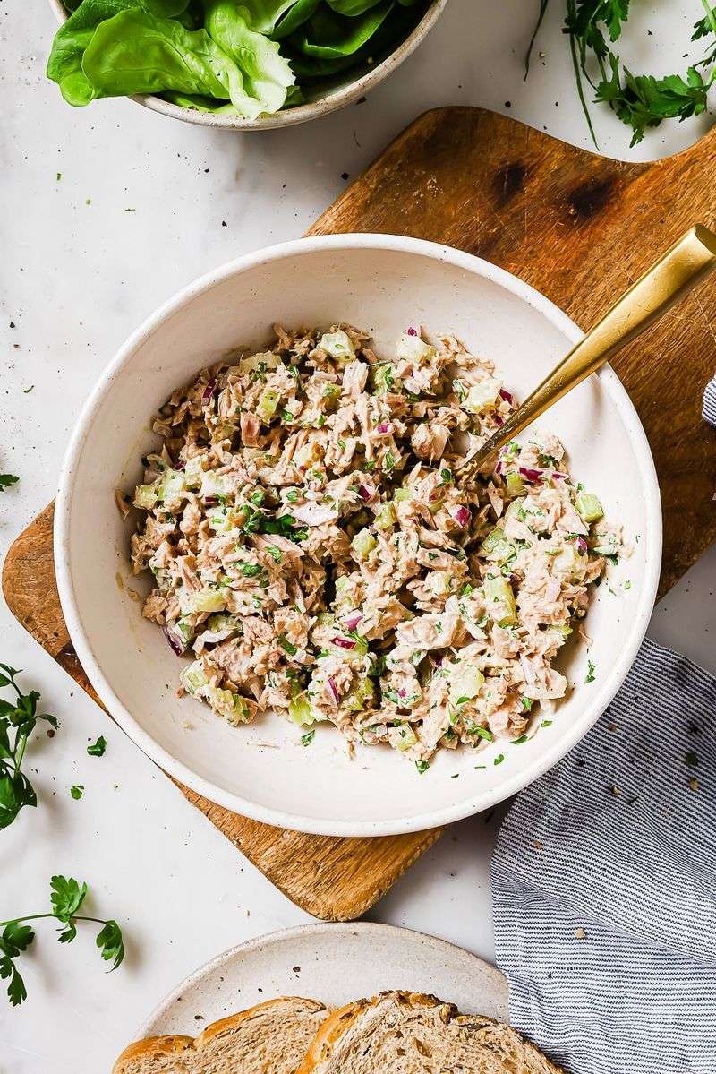 Tuna Salad With Scallions
