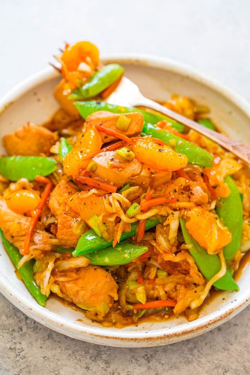 Mandarin Orange Chicken Stir Fry