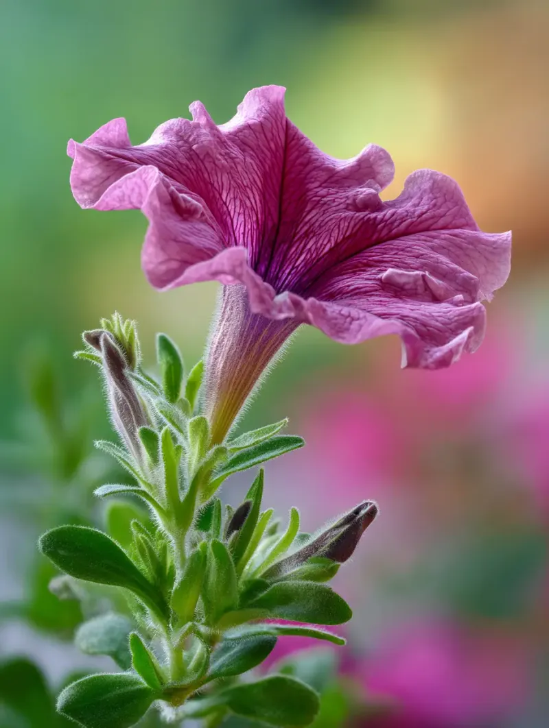 Sticky Petunia Foliage Can Be Normal
