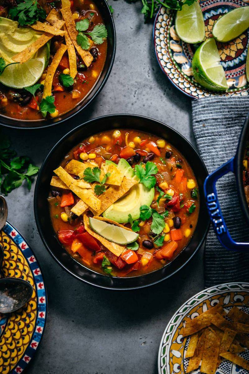 Black Bean Tortilla Soup