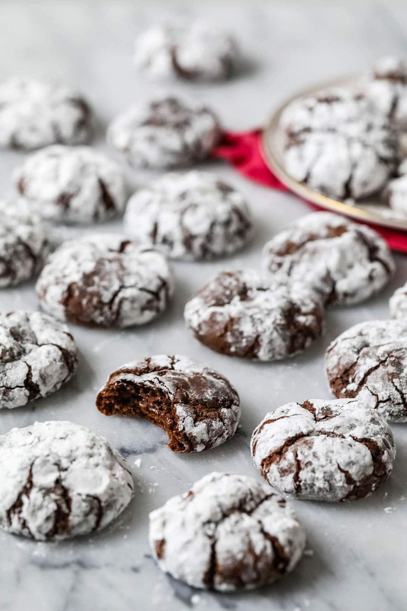 Chocolate Crinkle Cookies