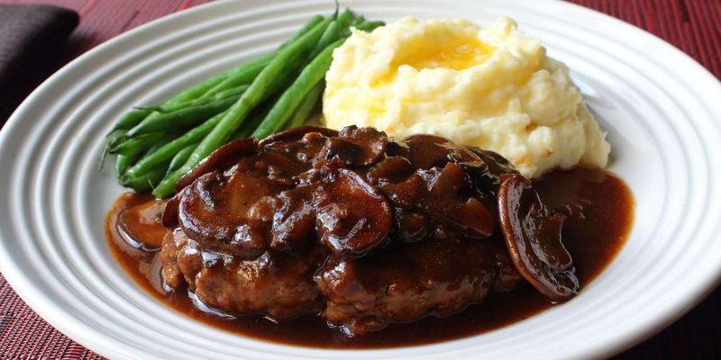 Salisbury steak with gravy