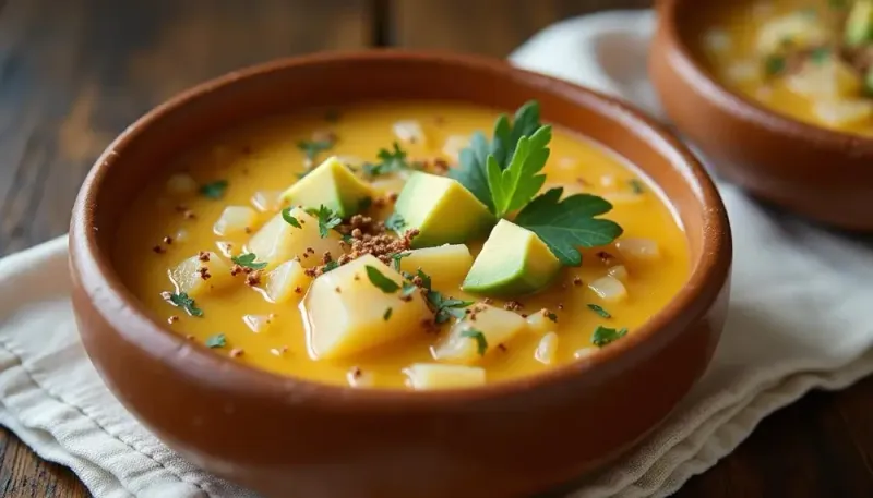 Locro de Papa (Ecuadorian Potato Soup)