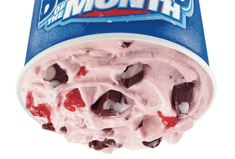 Chocolate-covered strawberry Blizzard (custom)