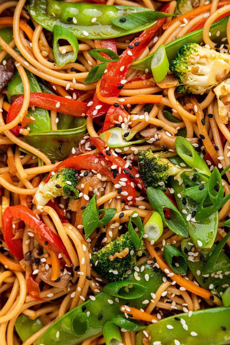Vegetable Lo Mein Shortcut