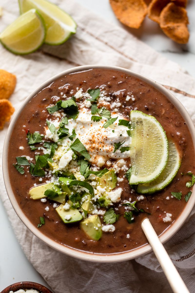 Black Bean Soup With Lime