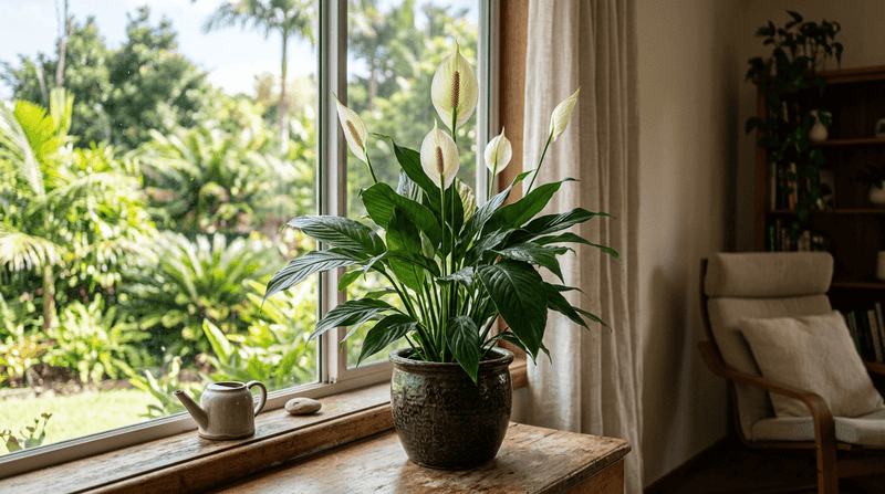 Move the plant gradually toward brighter, indirect light