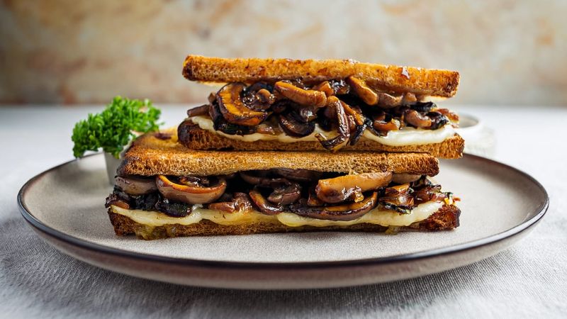 Mushroom Melt With Caramelized Onions
