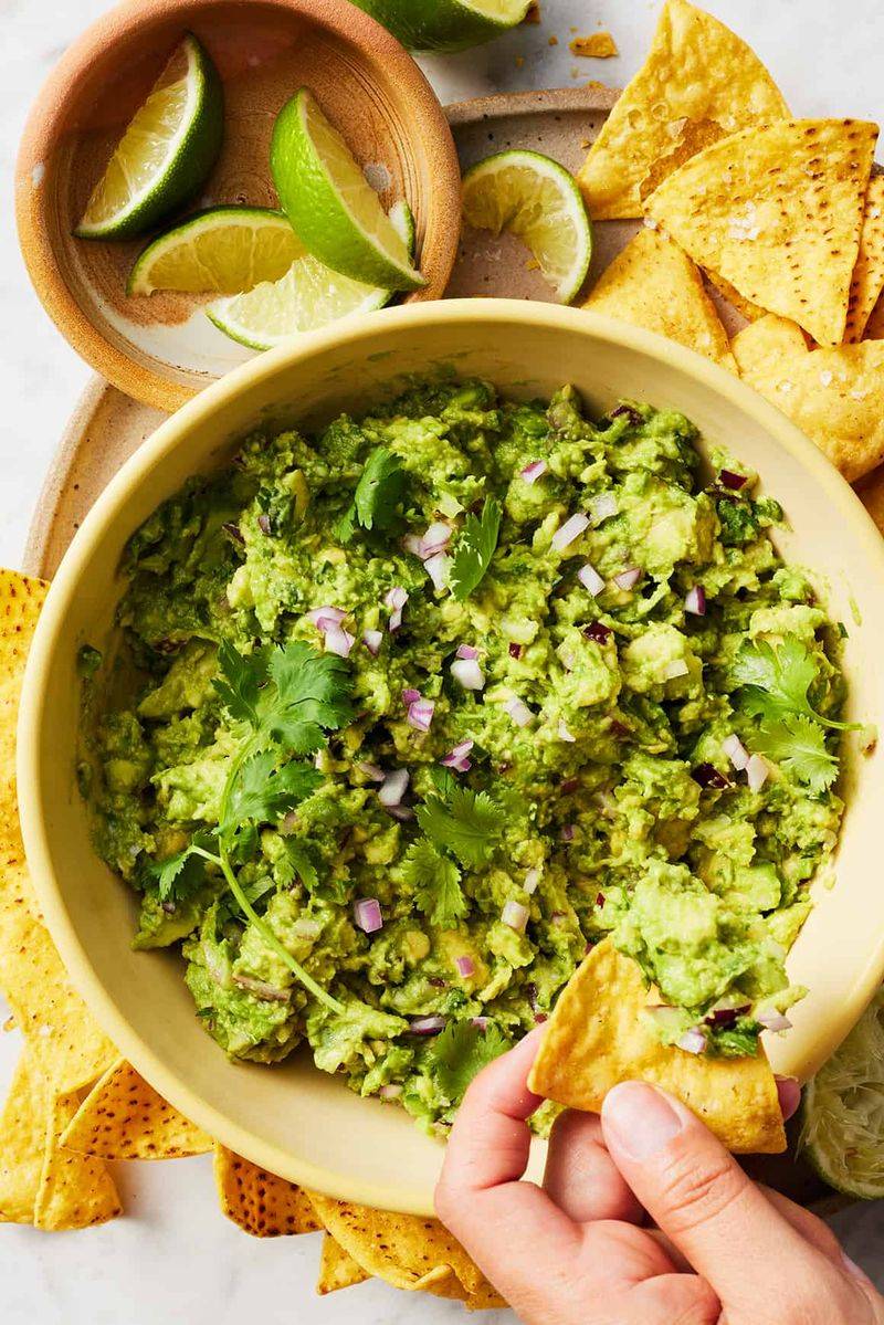 Guacamole with Lime and Cilantro