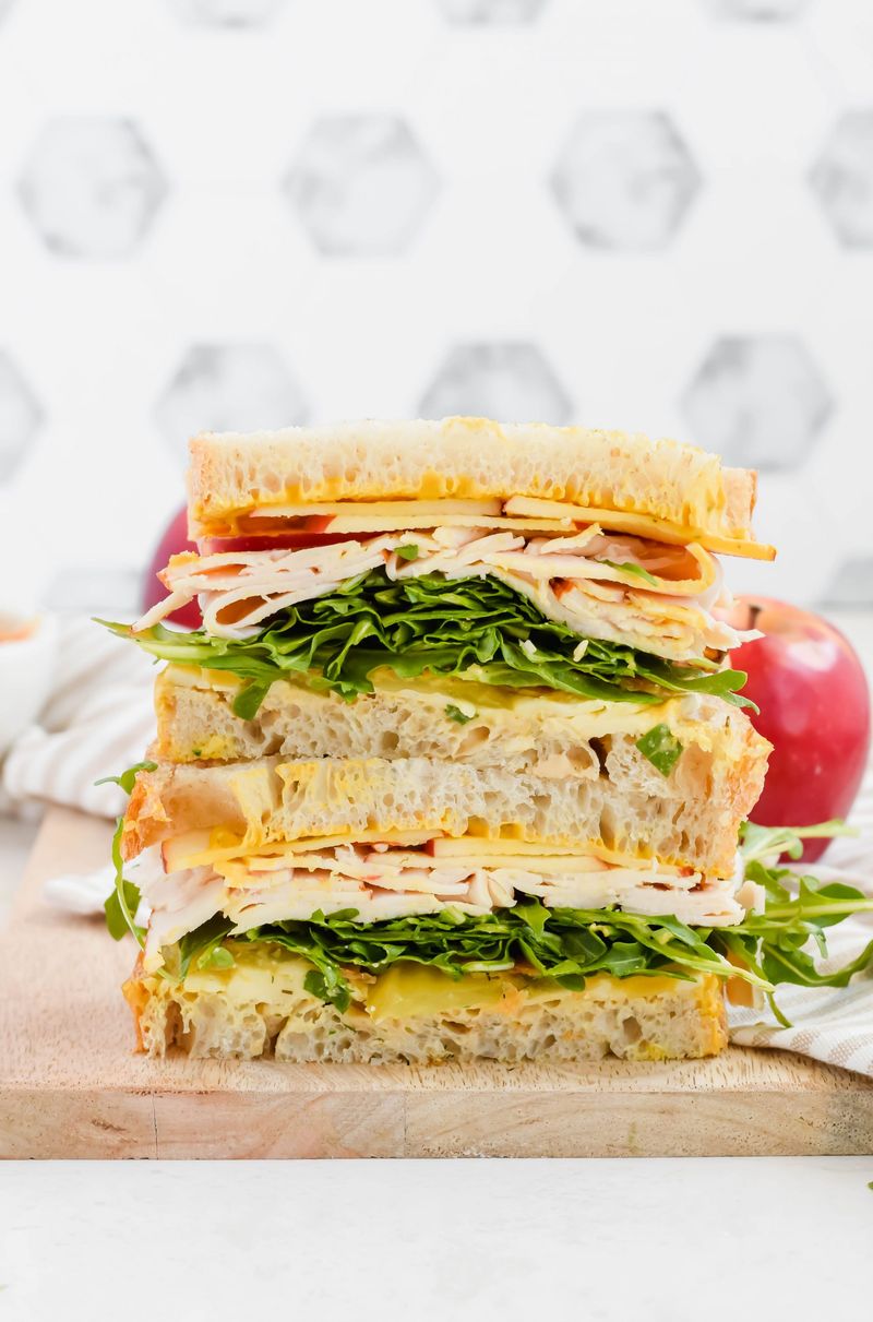 Turkey, Apple, and Cheddar Sandwich