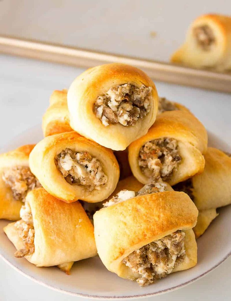Sausage Cream Cheese Crescents