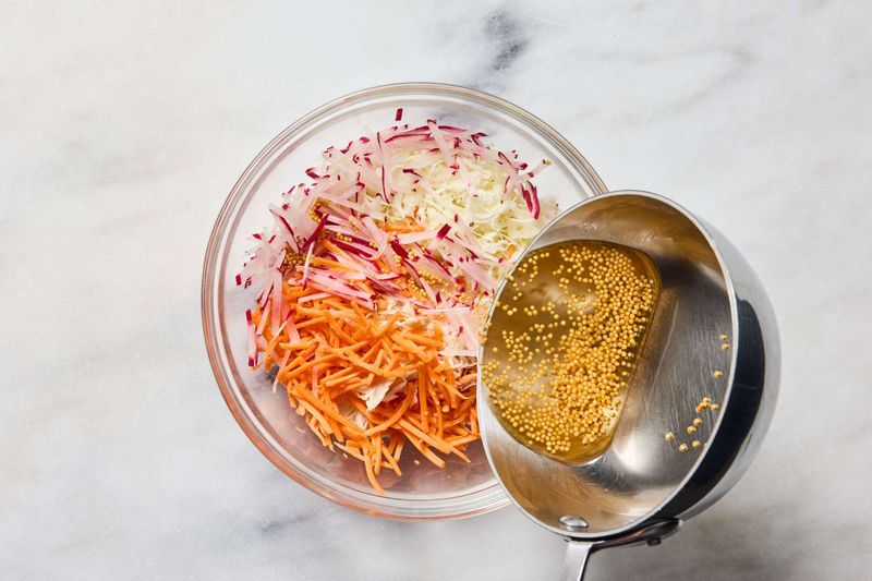 Cabbage + Pickles + Mustard