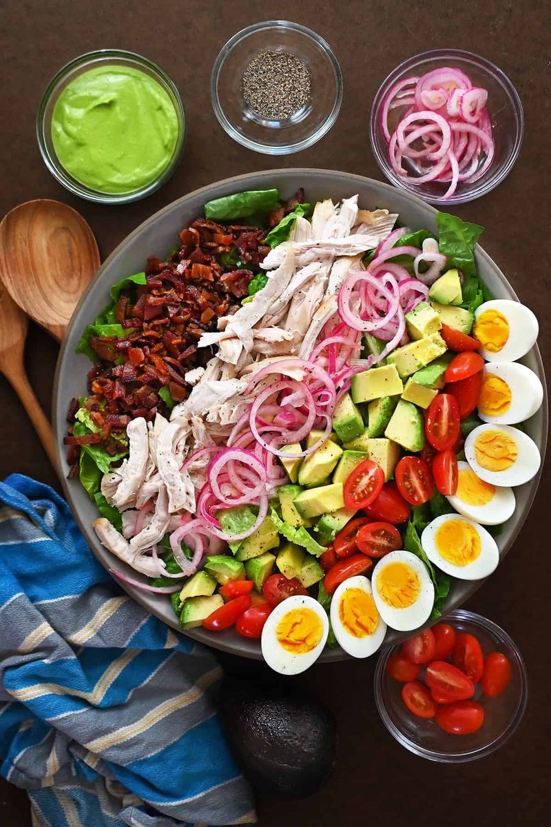 Green Goddess Cobb Salad with Chicken