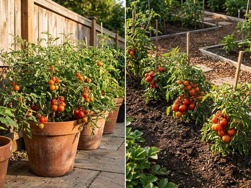 Choose a watering routine that fits the tomato’s growing setup