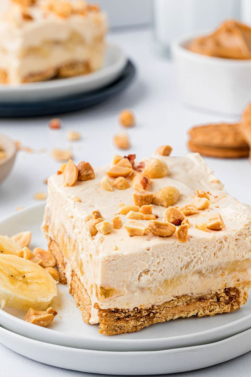 Peanut Butter Banana Icebox Cake