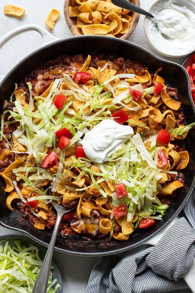 Walking Taco Casserole