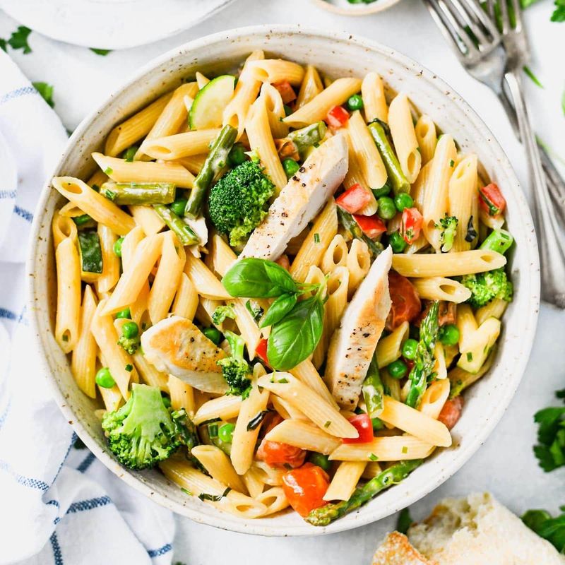 Chicken Tortellini Primavera