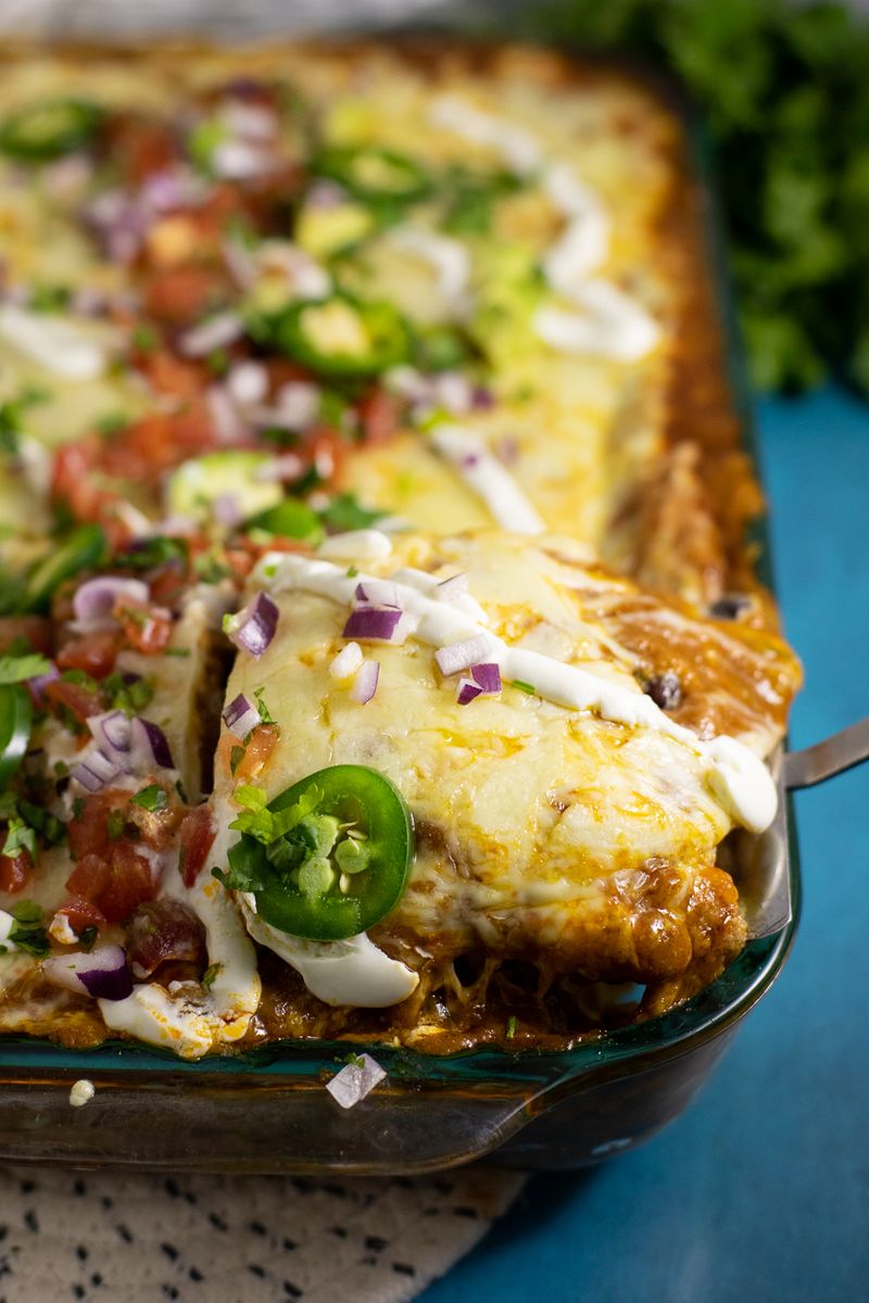 Black Bean Enchilada Casserole