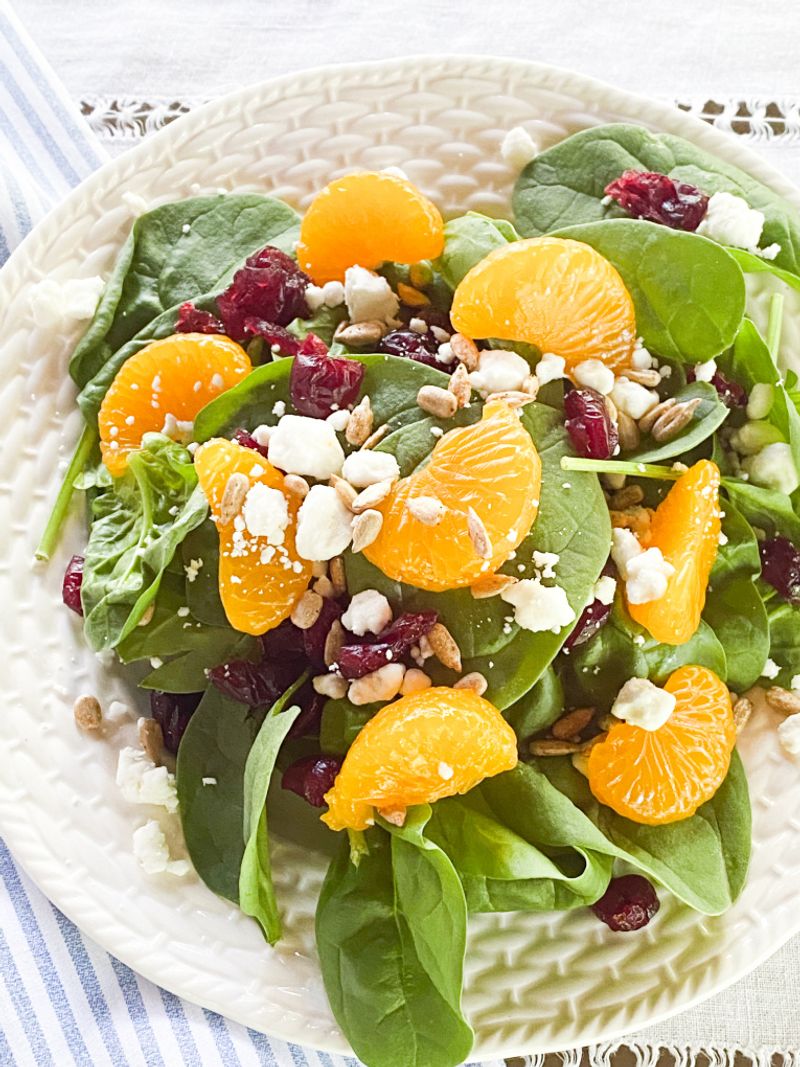 Spinach + Orange + Feta