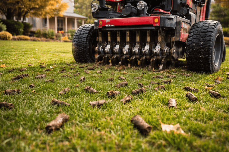 Core aeration may be the gentler first move