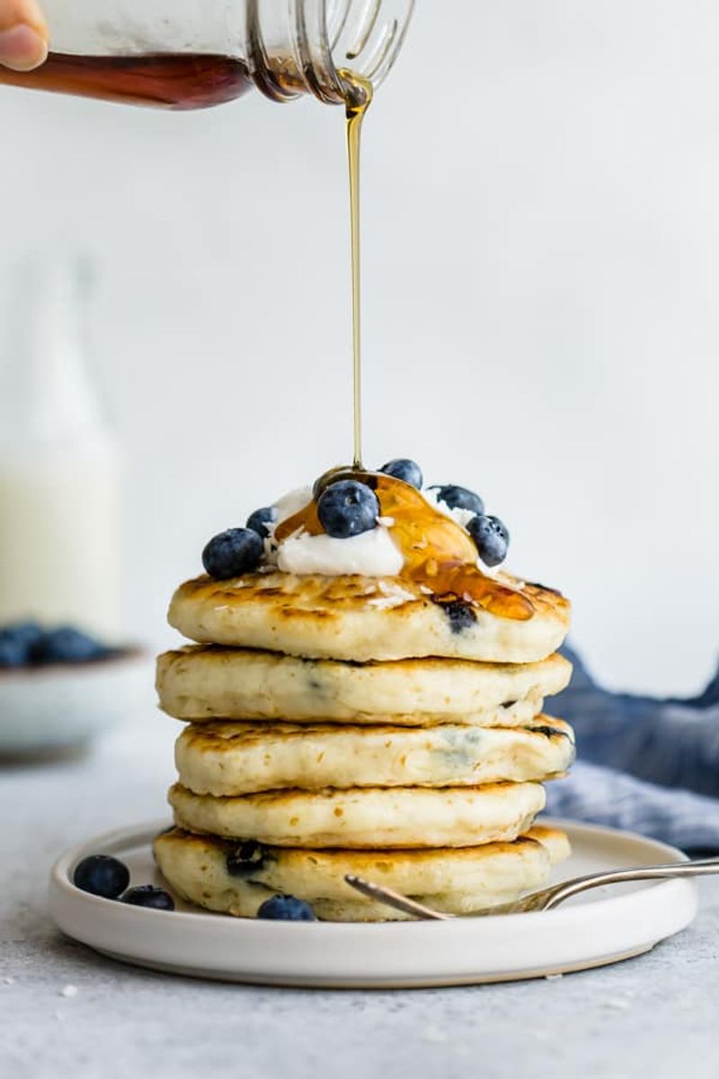 Blueberry Chia Pancakes