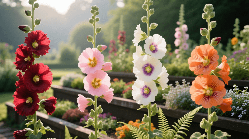 Match the plant’s height to the garden