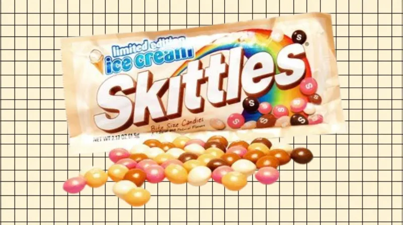 Skittles Ice Cream