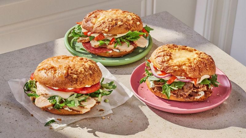 Chicken Roma Asiago Bagel Stack