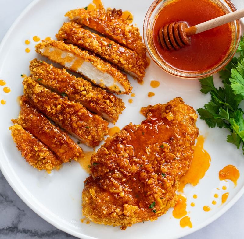 Fried chicken (especially extra crispy)