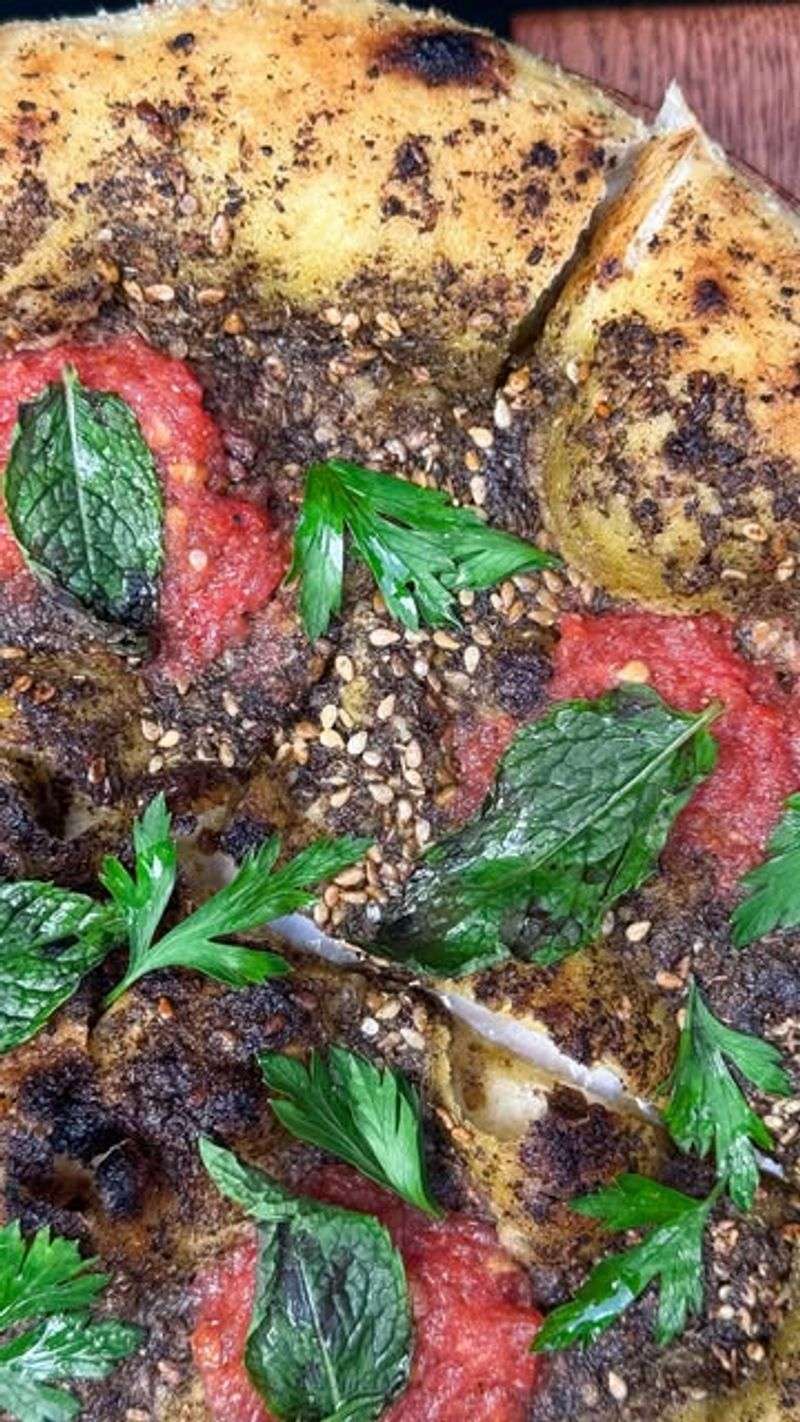 Za’atar Flatbread Pizza