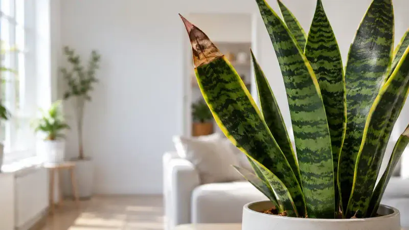 Brown tissue stays brown, so trim only for appearance