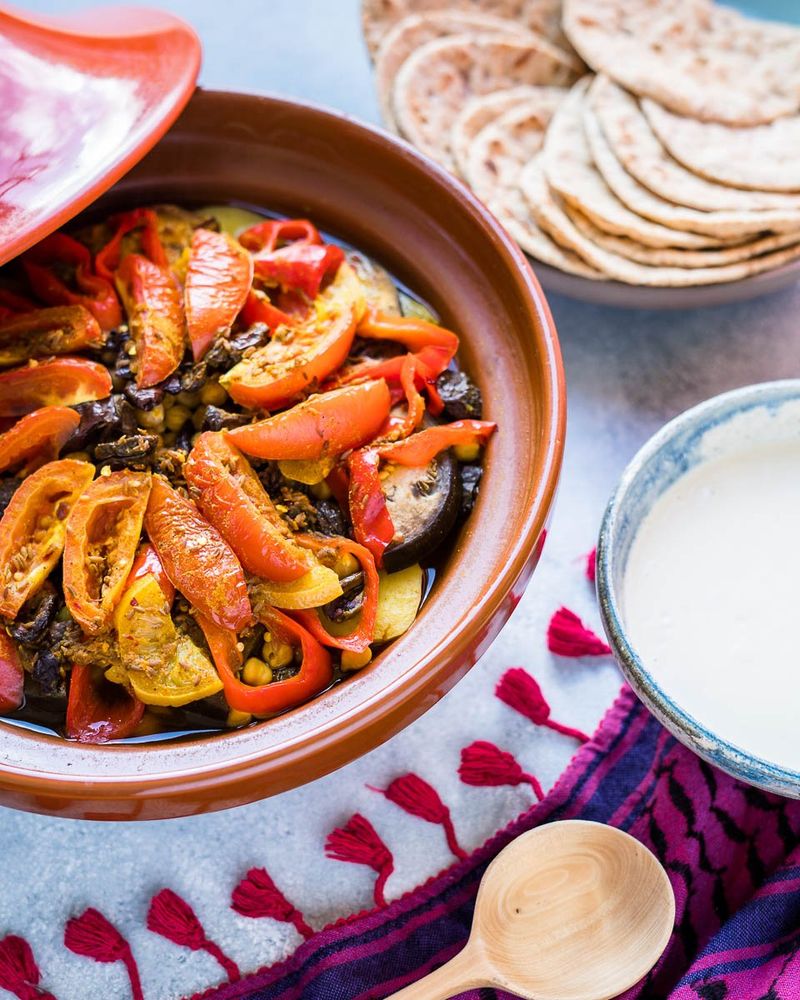One-Pot Vegetable and Chickpea Tagine