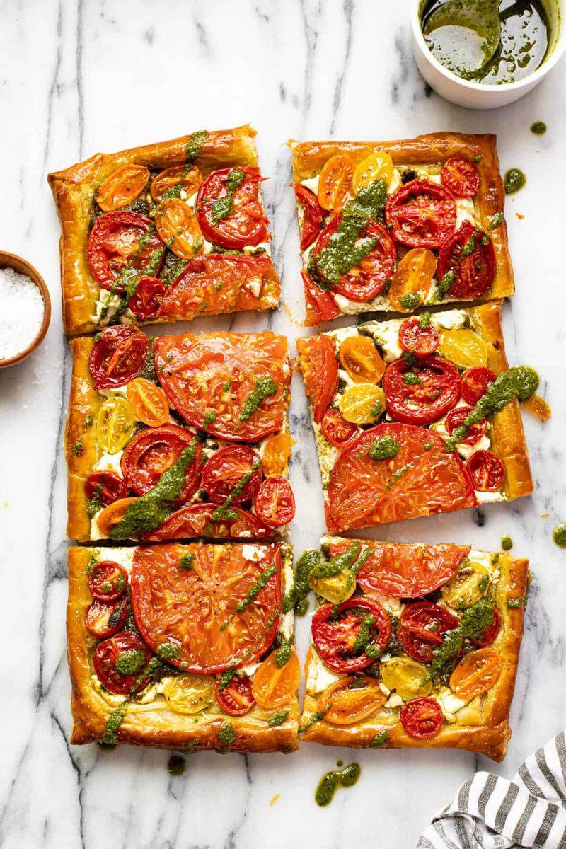 Tomato Goat Cheese Tart