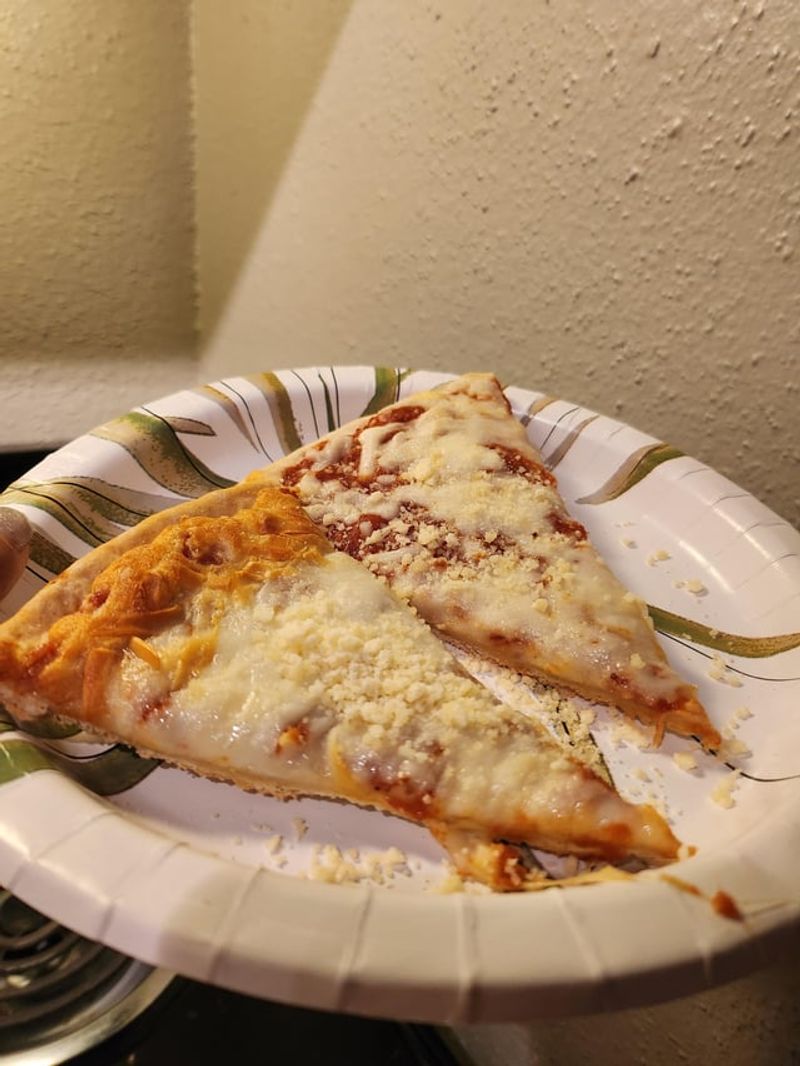 Frozen Pizza With Extra Cheese Thrown On
