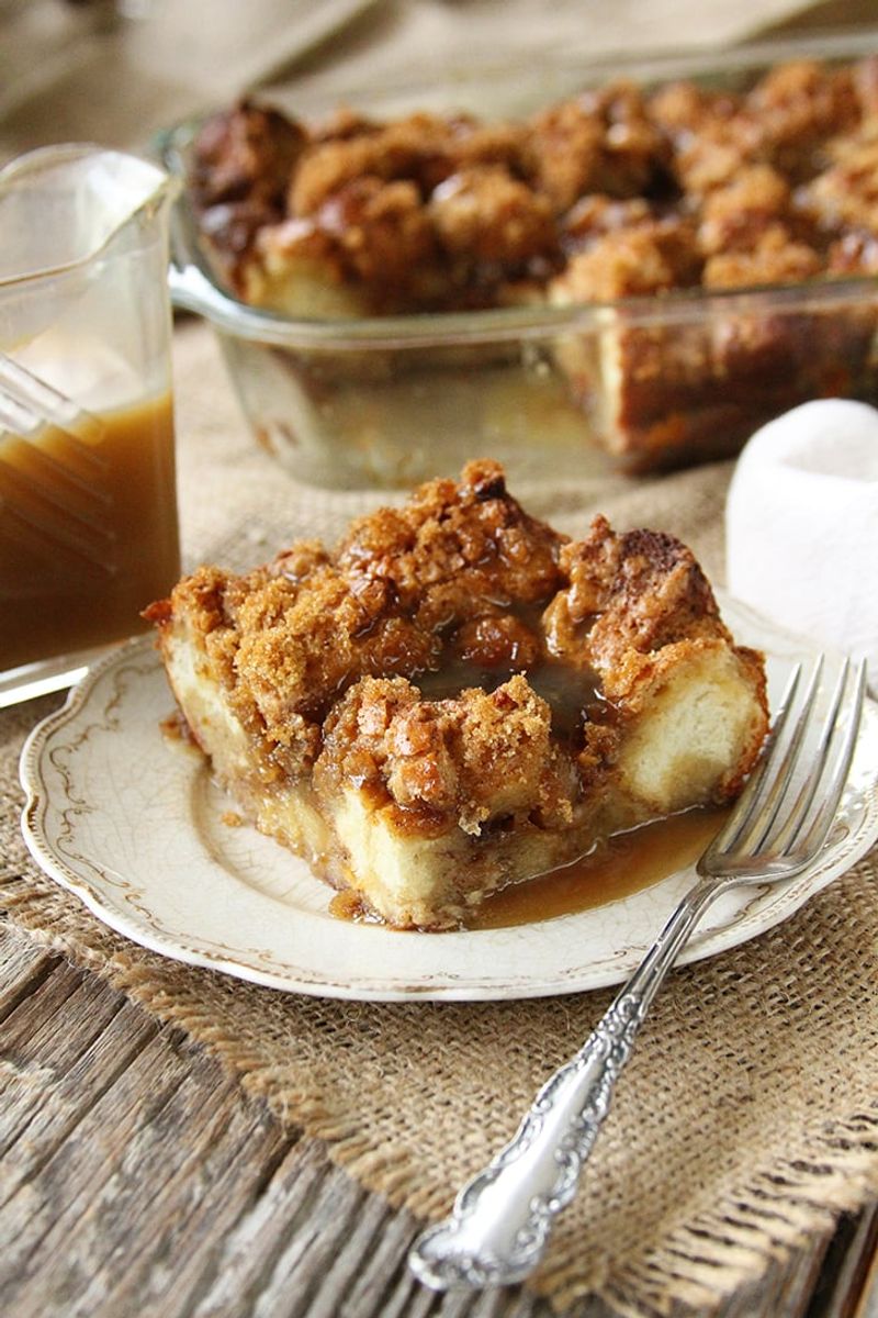Bread Pudding With Simple Sauce