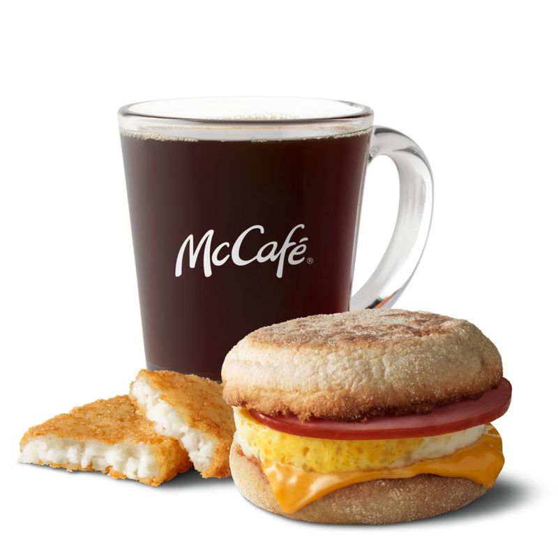 California: Egg McMuffin With Fresh Coffee