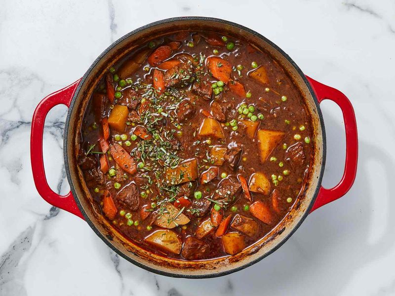 Beef Stew With Thick, Rich Broth