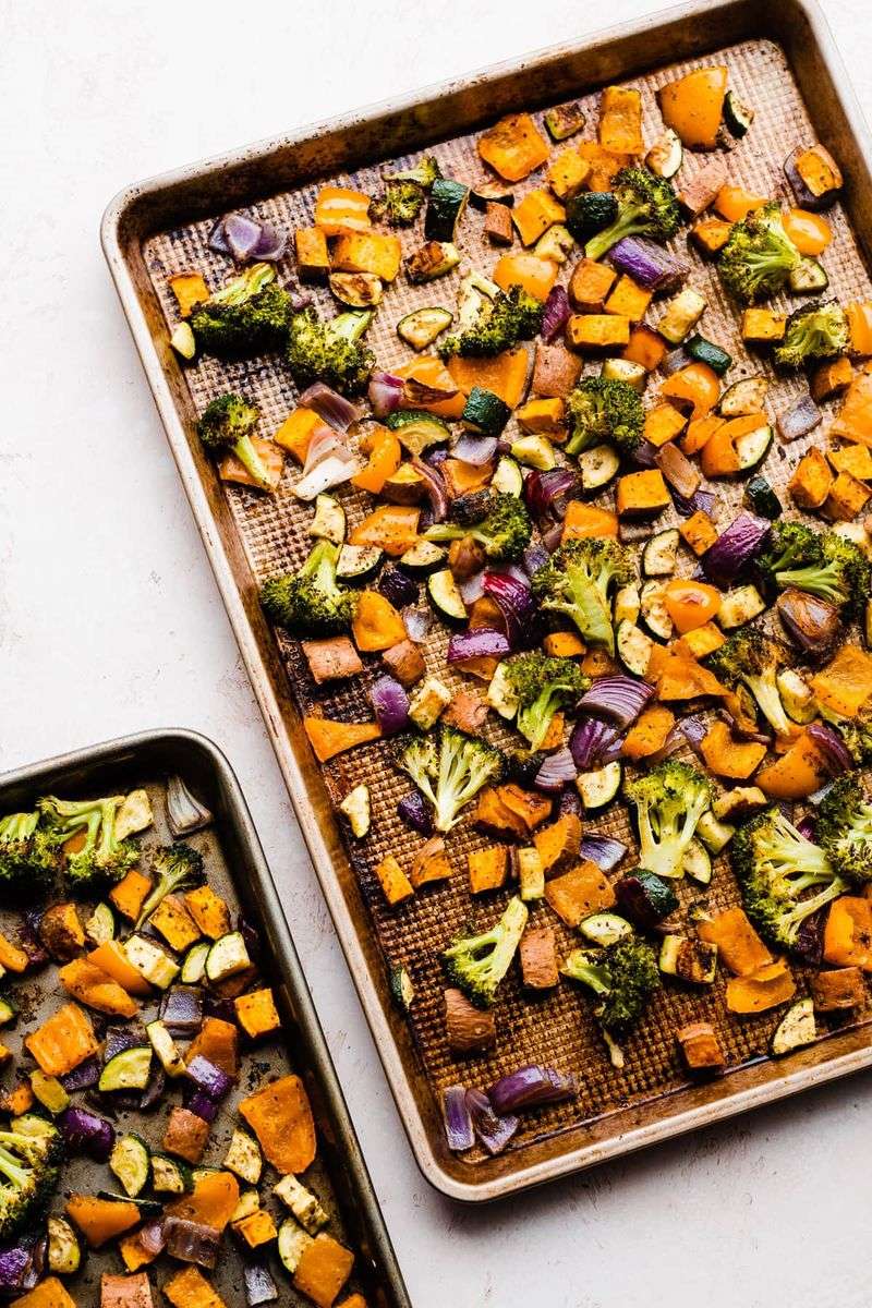 Microwave steam-in-bag vegetables as-is