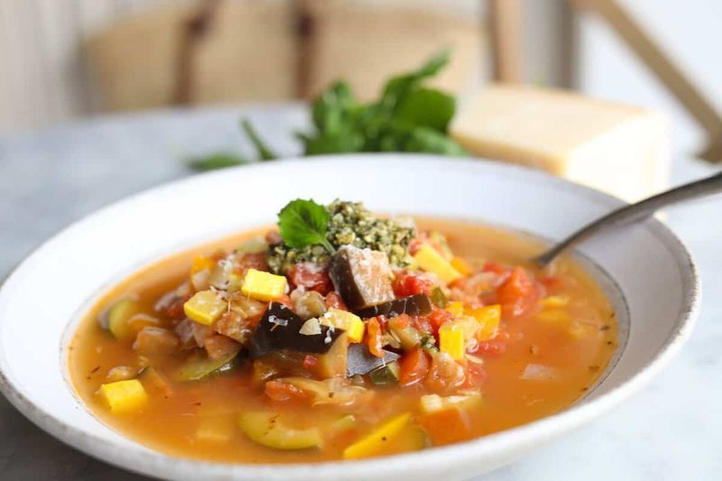 Ratatouille-Style Vegetable Soup