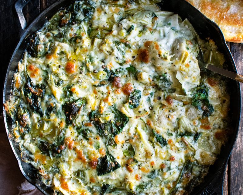 Spinach Artichoke Bacon Dip