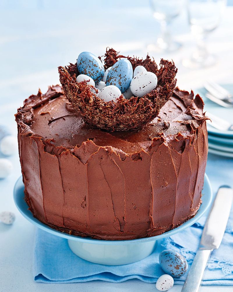 Easter Chocolate Nest Cake