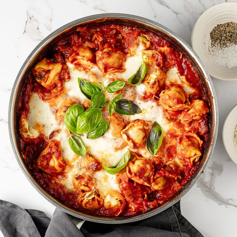 Three-Cheese Baked Tortellini